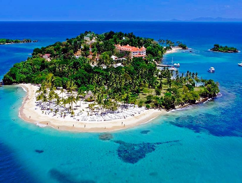 Cayo Levantado island Tours from Samana Port in Dominican Republic.